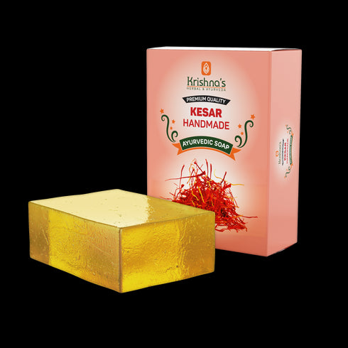 Krishna'S Herbal & Ayurveda Kesar Handmade Soap